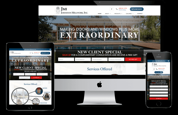 Created Website For Johnson Millwork - johnstonmillwork.com