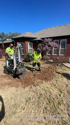 Digging Up Septic Tank