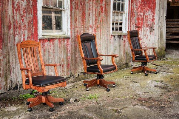 Custom created desk chairs