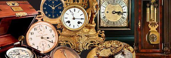 We work on almost all brands of clocks and watches