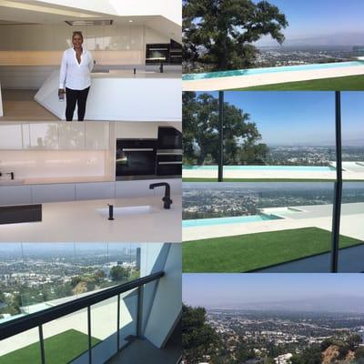 Showing property in Hollywood Hills