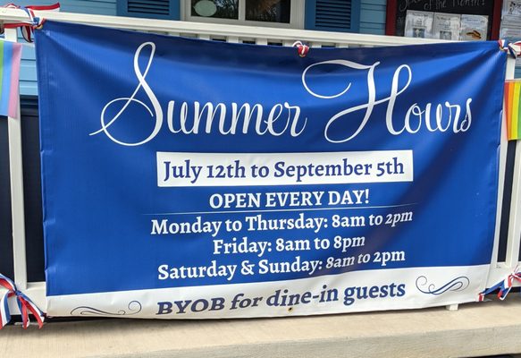 Summer Hours