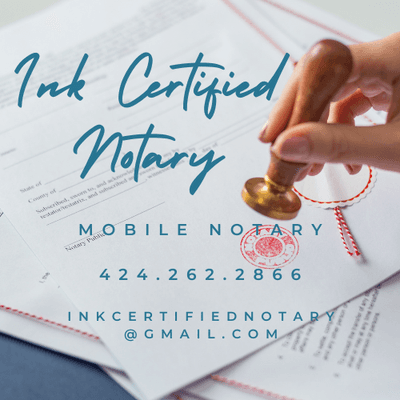 Mobile notary and loan signing services for you!