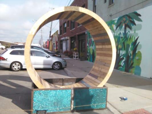 Hamster wheel built at OCD for Red Bull Creation 2015