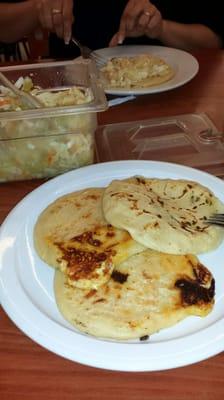 Pupusas Mixtas & Loroco!