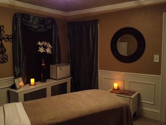 Tranquil massage room