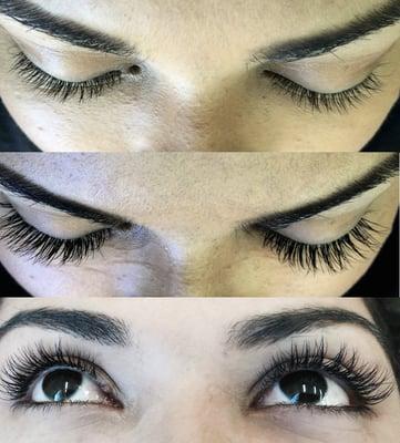 EYELASH EXTENSIONS before & after by HIROKO HONDA