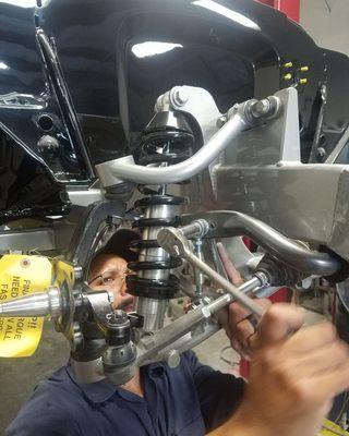 New chassis we installed under a 57 belair