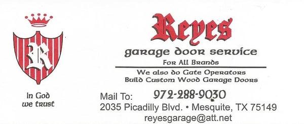 Reyes Garage Door Service