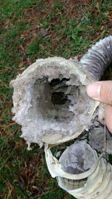 Clogged Dryer Vent