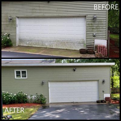 Does Your Vinyl Siding Look Like These Photos? Exterior Clean Solutions Can Help w/ Our Low-Pressure Cleaning Get A Free Quote Today