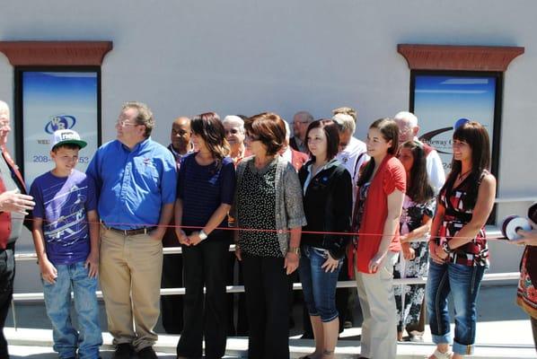 Ribbon cutting at our new location 2013.