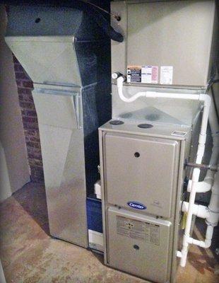 Some wonderful install jobs!  Air handler  Ducting  And ductless heat pump