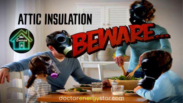 Contaminated Attic Insulation can be potential health hazard