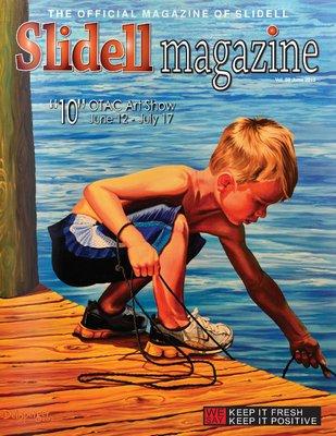 Cover of one of my favorite editions of Slidell Magazine. (cover art by local artist Keith Dellsperger)