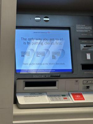 Atm screen