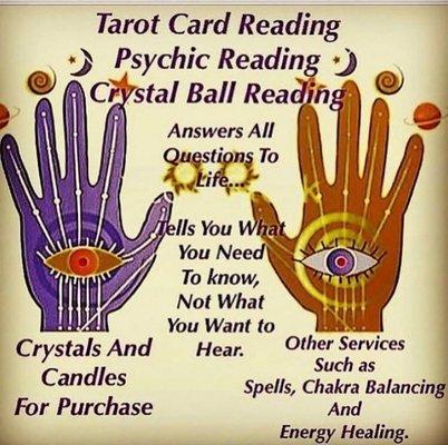 Information about Terrell card psychic reading and crystal ball reading I can answer all your questions to life