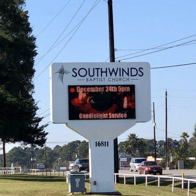 Signage from the road (FM 2920).