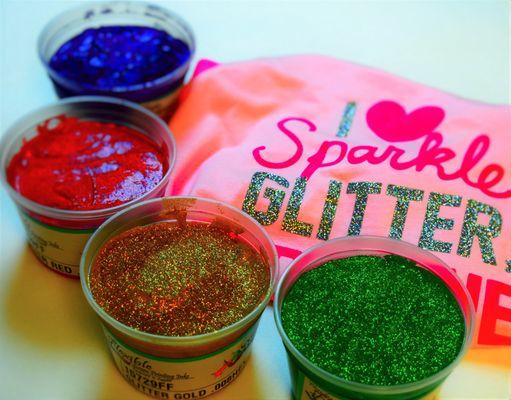 Glitter Screen Printing Inks