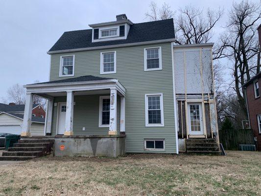 Installation of Siding