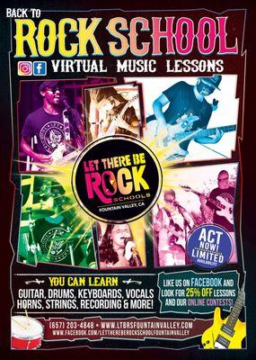 Call today to set up virtual lessons 657-203-4848
 Or visit our website and receive 25% off! https://www.ltbrsfountainvalley.com/