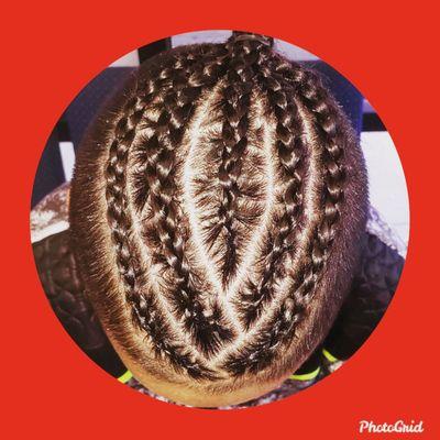 Men cornrow