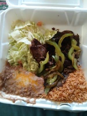 Carne asada plate