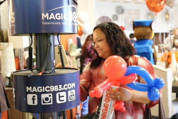 Grand Opening Event with Magic 98.3 radio station