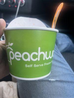 Peachwave Cup and spoon