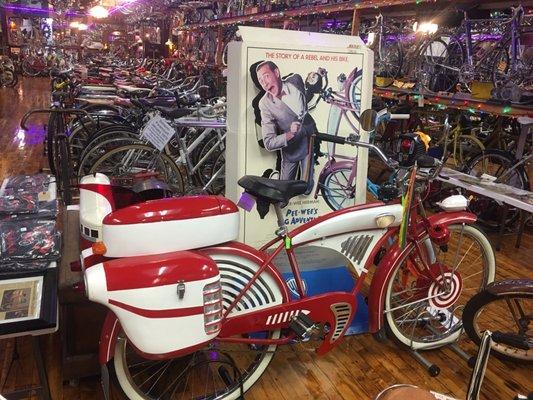 Pee Wee Herman's bike at Bicycle Heaven