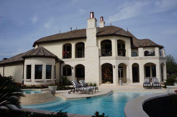 French Provençal Custom Residence in Bryan TX