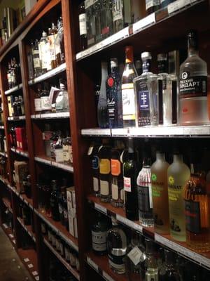 Selection of spirits