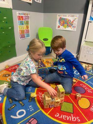 Building blocks and friendships