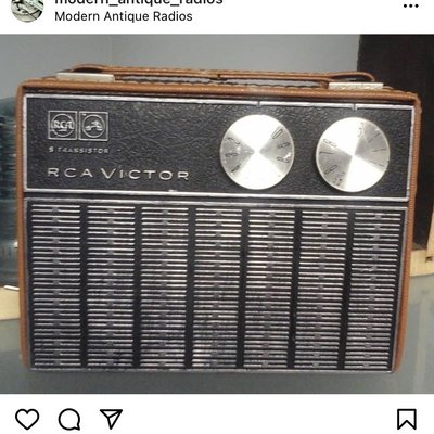 Vintage radio turned into a Bluetooth speaker!