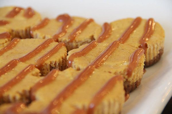 Mini Pumpkin Cheesecakes