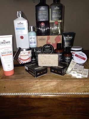 Some of the Cremo products that both my girlfriend and I use