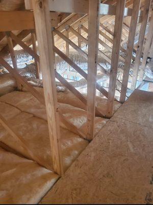 Attic R-38 insulation