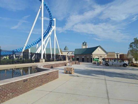 Brick Walls and Coping OWA Adventure Park, Foley Alabama