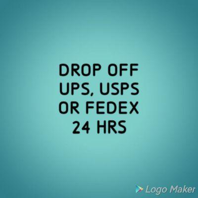 Got a package to drop off but don't have time? Bring the package to us and we will drop it off for you for a small convenience fee.