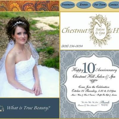 Wedding specialists! Hair, Makeup, Skincare, Waxing, and Massage, all by the most experienced staff in Asheville.