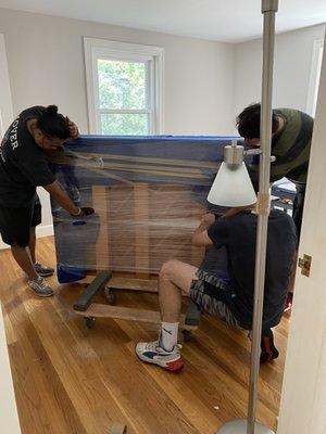 Moving the piano