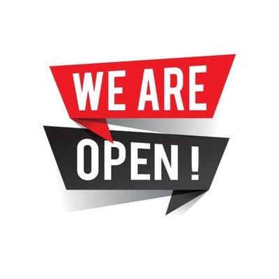 Now open!