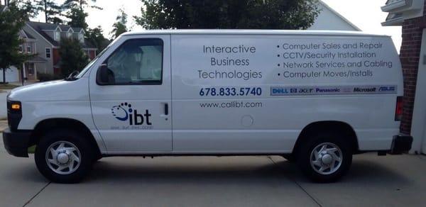 One of our company vehicles