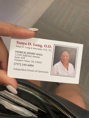 Tonya D Long & Associates OD, PC