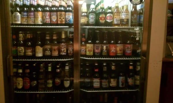 A sample of the rotating beer selection we have.