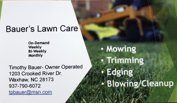 Ready to service your lawn!