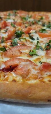 Margherita Pizza close up