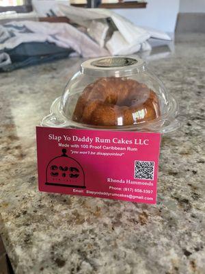 Delish Mini Rum Cake