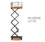 Scissor lifts are easy to manoeuvre in any workplace.