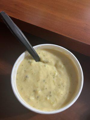 Broccoli and cheese soup